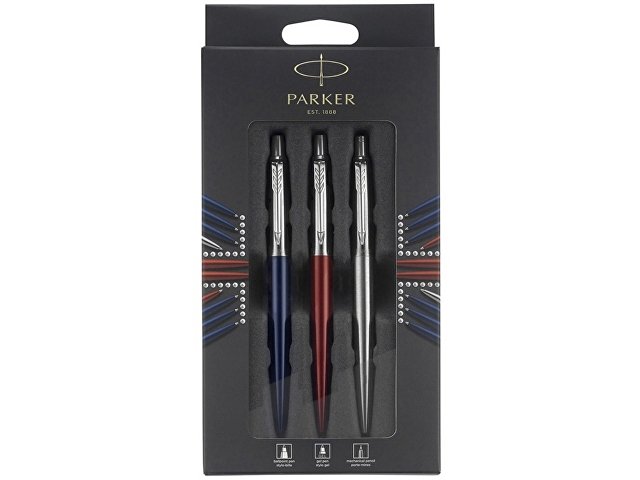 Набор Parker Jotter London Trio: ручка гелевая, ручка шариковая. карандаш (K2032740)