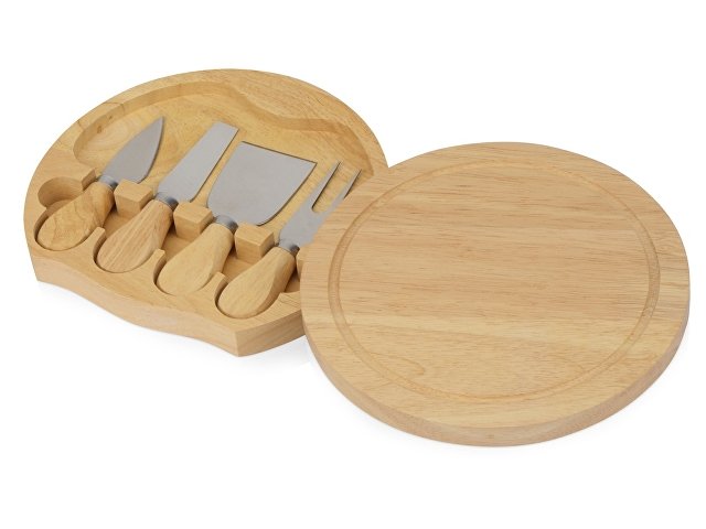 Подарочный набор для сыра в деревянной упаковке «Reggiano» (K822118)