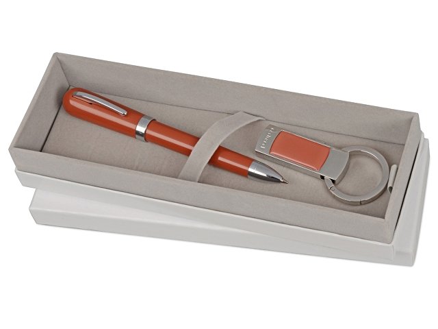 Подарочный набор: брелок с USB-флешкой на 4 Гб, ручка шариковая (K67181)