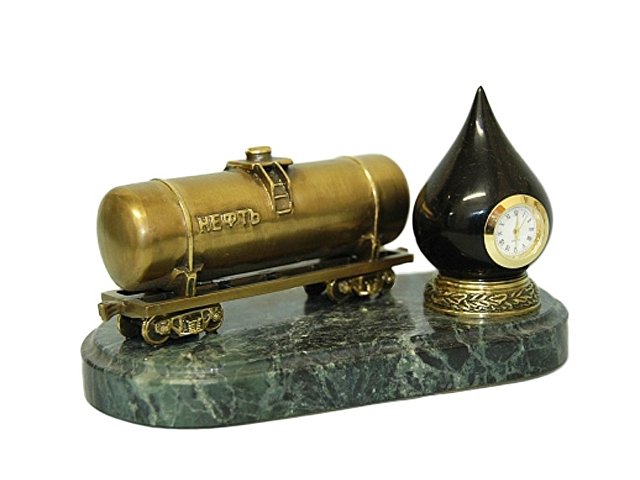 Настольные часы «Черное золото» (K300652)