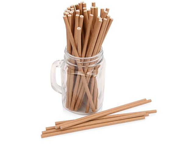 Набор крафтовых трубочек «Kraft straw» (K17455390)