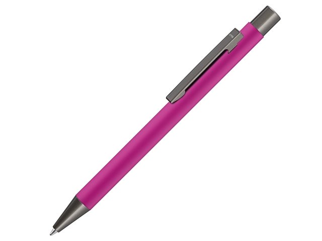 K187927.16 - Ручка металлическая шариковая «Straight Gum» soft-touch с зеркальной гравировкой