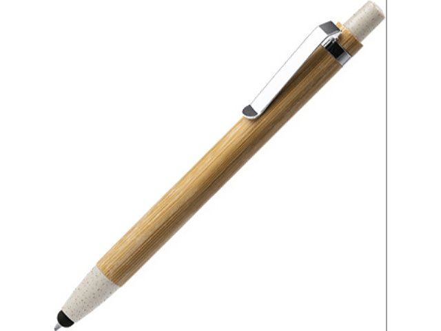 KBL8084TA29 - Ручка-стилус шариковая бамбуковая NAGOYA