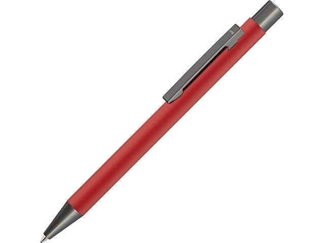 K187927.01 - Ручка металлическая шариковая «Straight Gum» soft-touch с зеркальной гравировкой