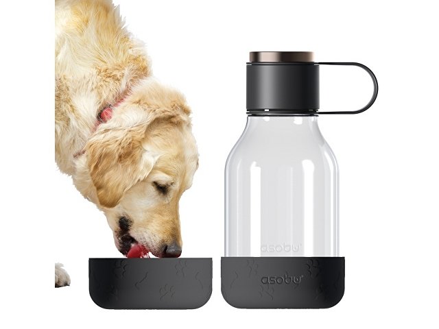 Бутылка для воды 2-в-1 «Dog Bowl Bottle» со съемной миской для питомцев, 1500 мл (K842037)