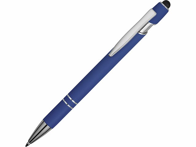 K18381.12 - Ручка-стилус металлическая шариковая «Sway» soft-touch