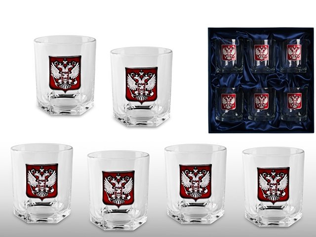 Набор стаканов для виски «Российский стиль» (K6171)
