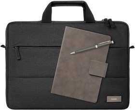 Подарочный набор Forum, серый (сумка, ежедневник, ручка) (A241137.080)