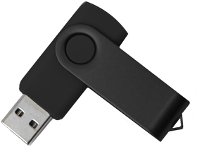 USB flash-карта DOT (32Гб), черный, 5,8х2х1,1см, пластик, металл