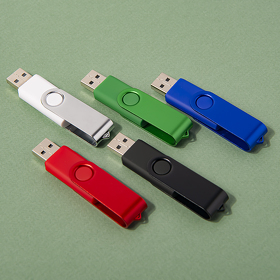 USB flash-карта DOT (32Гб), зеленый, 5,8х2х1,1см, пластик, металл