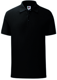 Рубашка поло мужская "Iconic Polo", черный, 100% х/б, 180 г/м2 (H630440.36)