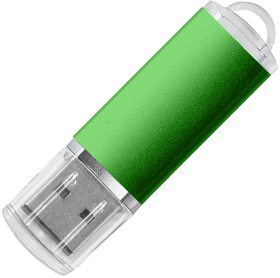 USB flash-карта "Assorti" (8Гб), зеленая, 5,8х1,7х0,8 см, металл (H19301_8Gb/15)