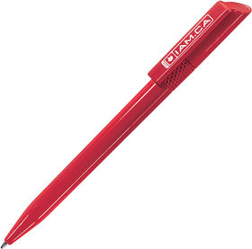 TWISTY, ручка шариковая, красный, пластик
