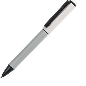 H27301/01 - BRO, ручка шариковая, белый, металл, пластик