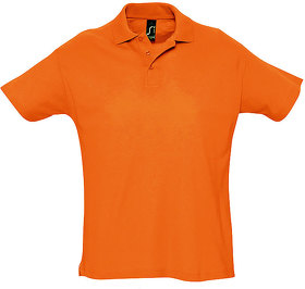 Рубашка поло мужская SUMMER II, оранжевый, 100% хлопок, 170 г/м2 (H711342.400)