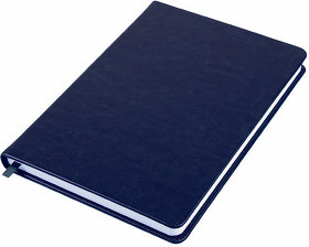 Ежедневник недатированный Duncan, А5,  темно-синий, белый блок (H24607/26)