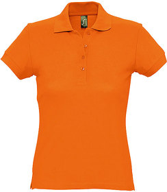 H711338.400 - Поло женское PASSION, оранжевый, 100% хлопок, 170 г/м2