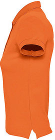 Поло женское PASSION, оранжевый, 100% хлопок, 170 г/м2