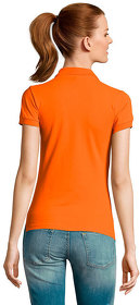 Поло женское PASSION, оранжевый, 100% хлопок, 170 г/м2