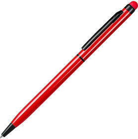 TOUCHWRITER  BLACK, ручка шариковая со стилусом для сенсорных экранов, красный/черный, алюминий (H1104/08)