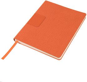Бизнес-блокнот "Tweedi", 150х180 мм, оранжевый, кремовая бумага, гибкая обложка, в линейку (H21217/06)