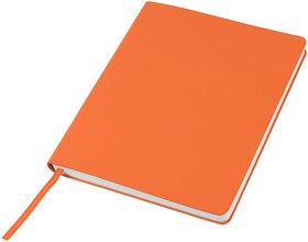 H21221/06 - Бизнес-блокнот "Cubi", 150*180 мм, оранжевый, кремовый форзац, мягкая обложка, в линейку
