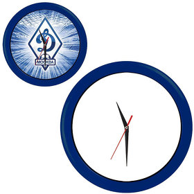 H22000/22 - Часы настенные "ПРОМО" разборные; яркий синий, D28,5 см; пластик