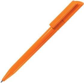 Ручка шариковая TWISTY, оранжевый, пластик