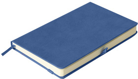 Ежедневник недатированный Starry , А5, синий, кремовый блок