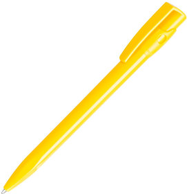 Ручка шариковая KIKI SOLID, желтый, пластик