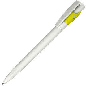 Ручка шариковая KIKI EcoLine SAFE TOUCH, светло-зеленый, пластик