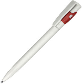 Ручка шариковая KIKI EcoLine SAFE TOUCH, красный, пластик