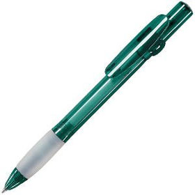 H333/66/J - ALLEGRA, ручка шариковая, прозрачный зеленый, пластик