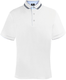 H399879.72 - Рубашка поло мужская RODI MAN, белый, 100% хлопок, 180 г/м2