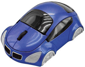 Мышь компьютерная  оптическая "Автомобиль"; синий; 10,4х6,4х3,7см; пластик; тампопечать (H13810/24)