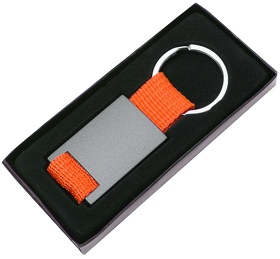 Брелок DARK JET; 2,8 x 6,2 x 0,6 см; оранжевый, металл; лазерная гравировка