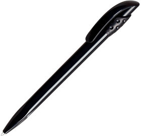 H414/35 - Ручка шариковая GOLF SOLID, черный, пластик