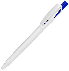 Ручка шариковая TWIN WHITE, белый/синий, пластик (H161/01/136)