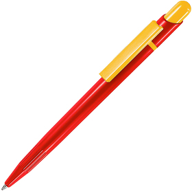 MIR, ручка шариковая, красный/желтый, пластик (H120/08/03)