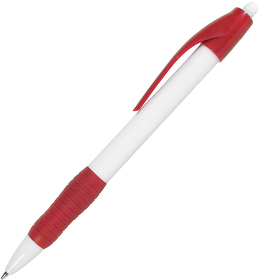 N4, ручка шариковая с грипом, белый/красный, пластик (H22804/08)