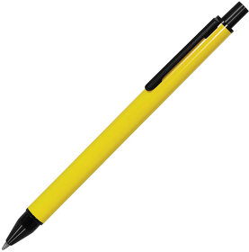 IMPRESS, ручка шариковая, желтый/черный, металл