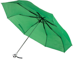 Зонт складной FOOTBALL, механический, зеленый (H7433/15)