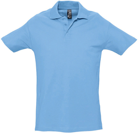 H711362.200 - Рубашка поло мужская SPRING II,голубой,2XL,100% хлопок, 210/м2