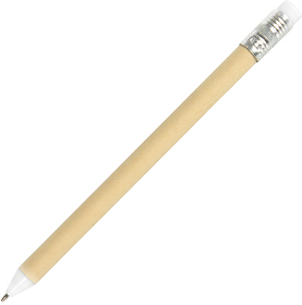 H38010/01 - N12, ручка шариковая, белый, картон, пластик, металл