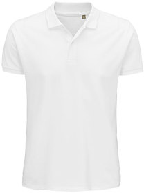 Рубашка поло мужская PLANET MEN, белый, 100% органический хлопок, 170 г/м2 (H703566.102)