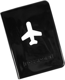 H343927/35 - Обложка для паспорта "Flight" 10 x 13,8 см, ПВХ, черный
