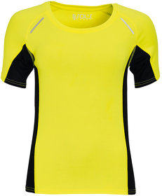Футболка для бега "Sydney women", желтый, 92% полиэстер, 8% эластан, 180 г/м2 (H701415.306)