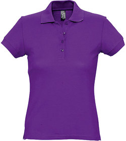 Поло женское PASSION, фиолетовый, 100% хлопок, 170 г/м2 (H711338.712)