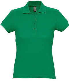Поло женское PASSION, ярко-зеленый, 100% хлопок, 170 г/м2 (H711338.272)