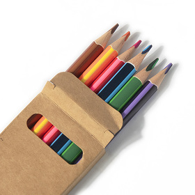 Набор цветных карандашей двухцветных MERIDIAN, 6шт./12 цветов, дерево, картон (H32808)